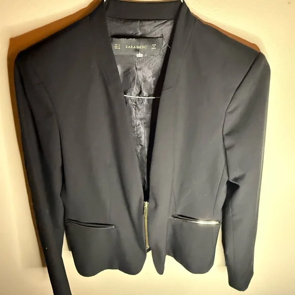 Zara Classic Black Men's Blazer - Picture 4 of 5